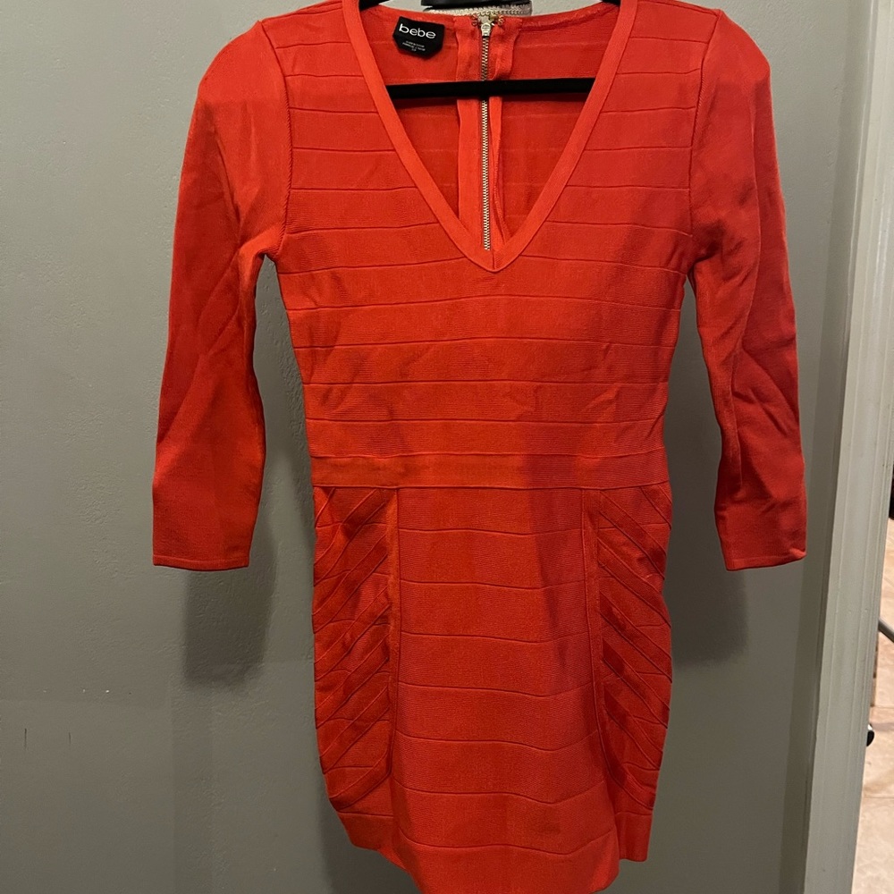 Bebe bandage dress, size S